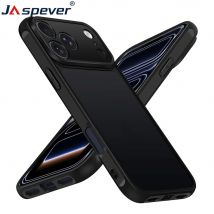 Military-Grade Armor Shockproof Case For iPhone 17 Air 16 16e 15 14 13 12 11 Pro Max Plus Hybrid Hard Cover Matte Silicone Shell