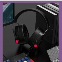 FirstBlood/One Blood H10 auriculares para juegos auriculares para juegos micrófono de reducción de ruido ordenador RGB 7,1 negro Warbler-RGB