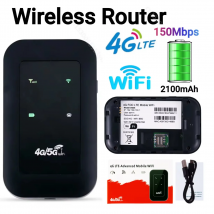 150Mbps Mobile Hotspot 2100mAh 4G Pocket WiFi Router Modem Wireless con Slot per SIM Card Router Wireless 4G ampia copertura