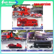 Hot Wheels Trasporto Flotta Serie 1/64 Ferrari 250 Toyota AE86 Lykan HyperSport Auto Modello di Simulazione Auto Ragazzo Collezione Regalo