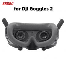 BRDRC Avata Goggles 2-Augenmaske, Schwamm, Schutzhülle, Ersatz, weiche Gesichtsplatte, Augenpolster für DJI Avata Brillenzubehör