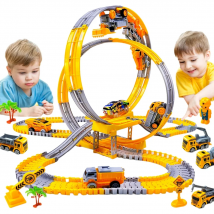 Magic Climbing Engineering Electric Track Toy Car Train Toys for Boys -  Kids Educational Toys for Children Birthday Gift Idea