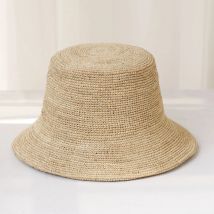 2025 Sommer-Sonnenhut mit Schleife, 100 % Raffia-Hut, Sonnenblende, Damen-Sommer-Panama, Strohhüte, Damen-Strandhut, Sommerhut, UV-blockierender Hut