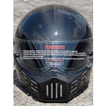 New Carbon Fiber Personalized Motorcycle Helmet motocross Motor Road Racing Full Face Helmet For Simpson F1 Car Capacete Casco