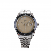 Quartz Watch Large Dial Luxury Business Date Stainless Steel Round Quartz Men Wristwatch Reloj Masculino for Daily Wear