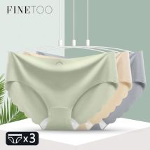 3 teile/satz nahtlose Eisse ide Slips sexy gewellte Rand Unterwäsche für Frauen weibliche Mittel taille Höschen M-XL hohe Elastizität Dessous neu