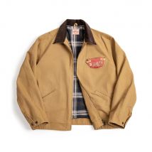 Maden Retro Interstellar Same Style J001 Jacket Canvas Detroit Hunting Jacket Heavyweight Pocket Work Jacket Lapel Collar Coat