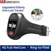 2025 Anziani 4G GPS Tracking V45 Ciondolo Smart Impermeabile IP67 Dispositivo di localizzazione SOS Touch HD Camera Chiamata Localizzatore di gestione della salute