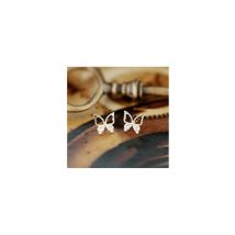 Butterfly Earring Ms. Exquisite Stud Earrings Hollow Sparkling Rhinestone Fashion Earrings For Women Fashion Jewelry