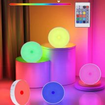 Nachtlicht mit Bewegungssensor, kabellose LED-USB-Akku-Lampe, RGB-Stimmungslichter für Schlafzimmer, Nachttisch, Schrank