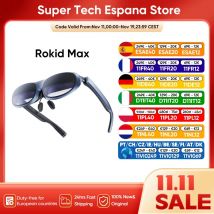 Nuovi occhiali Rokid Max Smart AR 3D Micro OLED 215" Schermo massimo 50 °   Visualizzazione FoV per telefoni Schermo proiettato per PC All-in-One navidad