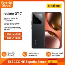 Wersja globalna realme GT 7 5G AI Smartphone MTK Dimensity 9400e 6000nits Pro-Esports Display 7000 mAh Battery 120W Ultra Charge