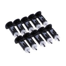10 Pz/lotto 775/1155/1156/1150 CPU Dissipatore di Calore di Fissaggio di Plastica Push Buckle PC Cooler Ventola Di Raffreddamento Per Intel CPU Montaggio Spille Ventola Del Piede