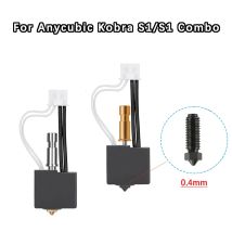 Hot End Kit For Anycubic Kobra S1 Hotend Kobra S1 Combo for Anycubic Kobra S1 Nozzle S1C Print Head 3d Printer Accessories