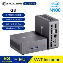 MLLSE G3 Mini komputer Intel N100 CPU DDR4 16GB RAM 512GB SSD WiFi5 BT4.2 okna 11 Mini komputer stacjonarny