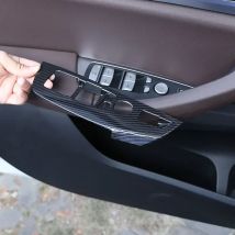 Lhd auto-styling abs kohle faser textur tür fenstersc halter bedienfeld rahmen abdeckung verkleidung für bmw x3 g01 bmw x4 g02 2023-