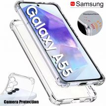 Stoßfeste Hülle für Samsung Galaxy A55 A54 5G A15 A35 A25 A34 A14 A24 A33 A53 A13 A32 A73 A52 A12 A16 A56 A36 A26 Klare Abdeckung