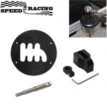 6-Gang-Wurfgetriebe-Formdämpfung Short Shifter Plate Mod für Thrustmaster TH8A Zubehör, 75 mm oder 95 mm Schalthebel-Adapter