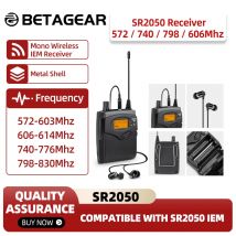 Betagear SR2050 1PC Empfänger Monitor Empfänger Bodypack Mit Kopfhörer Für In-Ear-Monitor Drahtlose System Professionelle Bühne