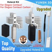 Für Elegoo Centauri Carbon Hotend Kit Verbesserte Abnehmbare Heizung Block Throat Kit Chrom Zirkonium Kupfer Düse Hot End Teil