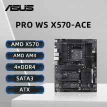 Płyta główna ASUS Pro WS X570-ACE AMD X570 Obsługa procesorów 5600G 5700X 5700X3D 5800x3D 4xDDR4 128 GB M.2 HDMI PCIe 4.0 ATX AM4