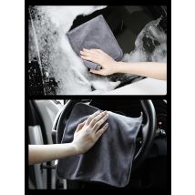 Microfiber Car Wash Towel Double Sided Velvet Cleaning Towel Highly Absorbent Car Wash Drying Cloth For Ford focus Fiesta ESCORT