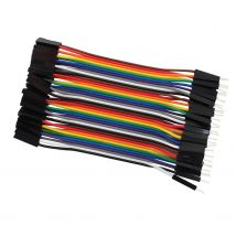 Überbrückungsdraht, DuPont-Leitungskabel, Anschluss, Stecker auf Stecker, Buchse auf Buchse und Stecker auf Buchse, 10 cm, für Arduino-DIY-KIT