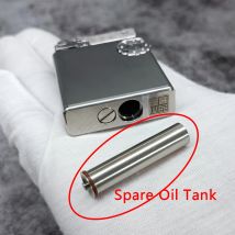 CNC-Bearbeitung Kraftstoff feuerzeug Edelstahl Titan legierung automatische mechanische Feuerstein Feuerzeug multifunktion ale Kerosin Feuerzeug