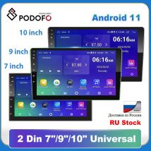 Podofo Android Car Radio Carplay Autoradio 2 Din 7 "/9"/10 "Universal WIFI GPS Car Multimedia Player