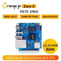 Neue Orange Pi Zero3 1G 1,5 GB 2 GB 4 GB RAM Allwinner H618 64 Bit USB2.0 WiFi5 + BT 5.0 Gigabit LAN-Port Mini PC Open Source Board