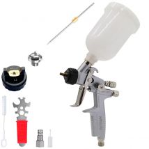 Mini Air Spray Gun 0.8/1.0/1.2mm Nozzle Size Can Choose 250CC Cup HVLP Air Paint Spray Gun Mini Sprayer For Car Repair Paint Gun