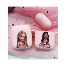 Hot Cute Bratz Doll Soft silicone Case For NEW AirPods Pro 1 2 3 4 Luxury Pink Silicone Wireless Bluetooth Earphone Box Cover