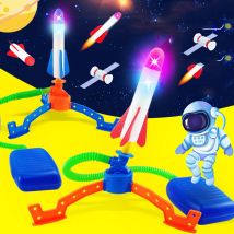 Fliegende Rakete Spielzeug Füße Schritt auf dem Himmel Launcher Fliegen Eltern-kind-Interaktive Puzzle Spiele Kinder Outdoor Sport Jungen spielzeug