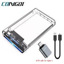 USB 3.0 HDD-Gehäuse, 2,5-Zoll-SATA-SSD-Festplattengehäuse mit 5 Gbit/s Übertragungsgeschwindigkeit, mobiles externes Gehäuse, Festplattenbox-Kabel