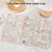 Hülle für iPad 10.2/9.7/10,9 Zoll Abdeckung, transparentes Acryl, doppelseitiger Druck, optional mit kapazitivem Stift-/Filz beutelset