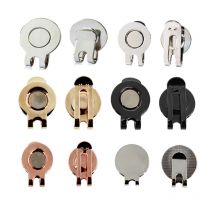 10 stücke Golf Hut Clip Magnetische Metall Golf Cap Clips Golf Zubehör Für Golf Ball Mark Marker Drop Schiff