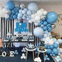 1Set Cartoon Boss Baby Ballon Bogen Girlande Kit Latex Ballons Baby Dusche Geburtstag Thema Party Dekoration Anniversaire Liefert