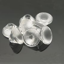 20mm 5/8/10/25/30/60/90/120 Grad Optische PMMA LED Objektiv Reflektor Kollimator Für 1W 3W 5W LED Licht Lampe Birne E27 MR16 GU10