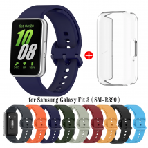Armband gehäuse für Samsung Galaxy Fit 3 Uhren armband Ersatz Sport Uhren armband für Samsung Galaxy Fit3 Silikon Armband Zubehör