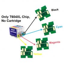BK/C/M/Y Europe 604XL Auto-Reset ARC Chip For Epson XP-2200 XP-3200 WF-2935 2950 XP-4200 XP-2205 3205 4205 WF-2910 2930 Printer