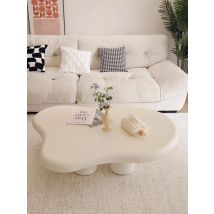 Cloud coffee table living room household cream style simple modern special-shaped short table coffee table for living room