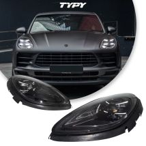 TYPY Auto Luce LED Fari laser a matrice Per Porsche Macan Faro 2014-2018 Aggiornamento Nuove lampade frontali Montaggio Indicatori di direzione