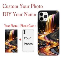 Personal Custom Photo Style Phone Case for IPhone 17 15 16 13 12 11 14 Pro X XS XR Max 7 8 14Plus Clear Soft Silicone Back Cover