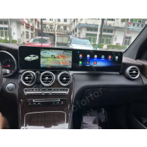 12,3 Zoll Dual Screen Android 13 Autoradio Für Mercedes Benz GLC C Klasse 2015-2024 NTG 5,0/5,5/6,0 GPS Multimedia Player CarPlay
