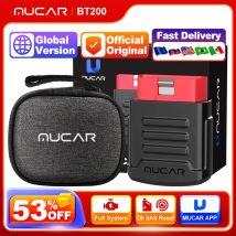 Escáner MUCAR BT200 Bluetooth automotriz Obd2 para herramientas de diagnóstico de sistema completo automático escaneo SAS de aceite diagnóstico EOBD probador de Sensor O2