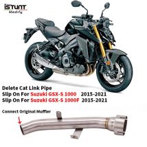 Motorcycle Exhaust System Modified Mid Connect Original Muffler Pipe For Suzuki GSXS1000 GSX-S1000 GSX S1000F 2015-2021 Years