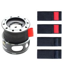 4Pcs Elastische Angeln Spool Gürtel Reel Protector Pulley Schutz Band Spinnrad Schutz Angelgerät Zubehör