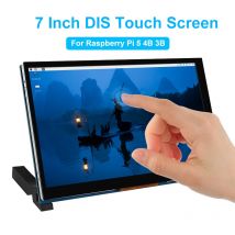 7 Zoll DSI Touchscreen IPS Display 800*480 LCD MIPI CSI Kabel mit Halterung für Raspberry Pi 5 4B 3B+ 3B