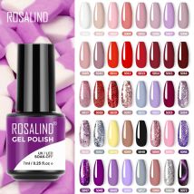 ROSALIND 7ML Gel Nagellack Bunte Glitter UV Nagel Gel Vernis Semi Permanent Gel Für Maniküre Soak off Lacke Nagel kunst