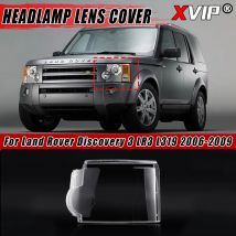 XVIP Paar Scheinwerferlinsenabdeckung für Land Rover Discovery 3 LR3 L319 06–09 Ersatz transparente Linse Lampenschirm Scheinwerferschale